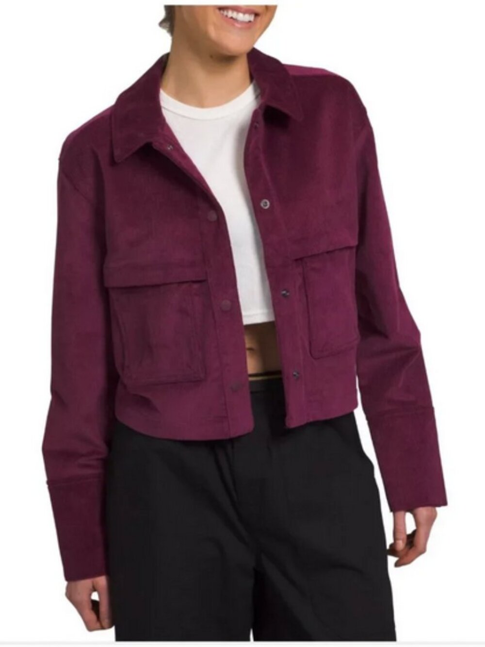 NWT THE NORTH FACE Oversized Utility Corduroy Shacket Size Small NEW $120 msrp